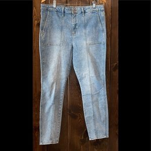 Selling high rise skinny jeans SIZE 16